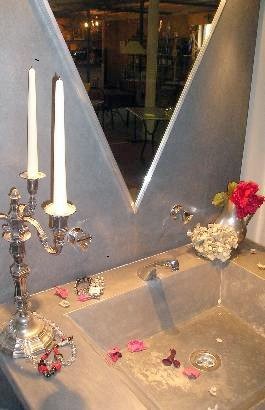 Decoration Evier en zinc